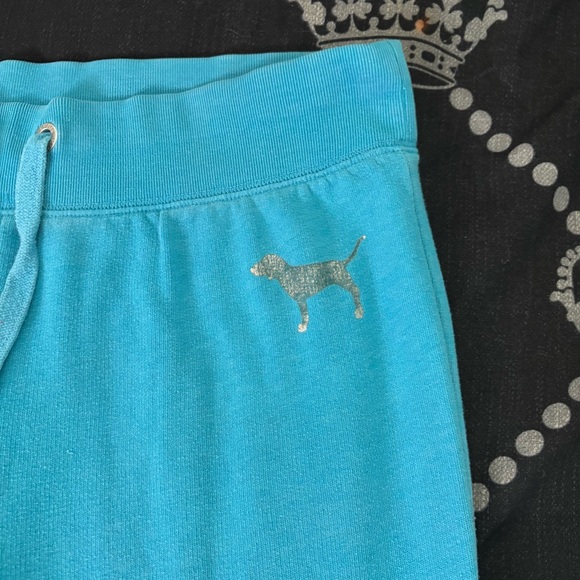PINK Victoria's Secret Turquoise Leggings - Picture 6 of 6